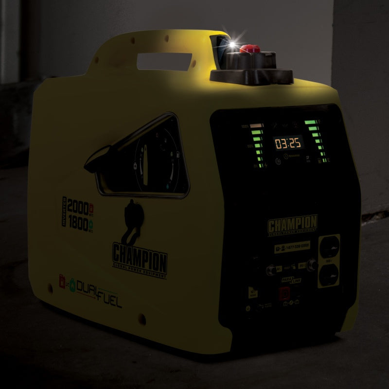 Champion 2000 Watt Dual Fuel Inverter Generator