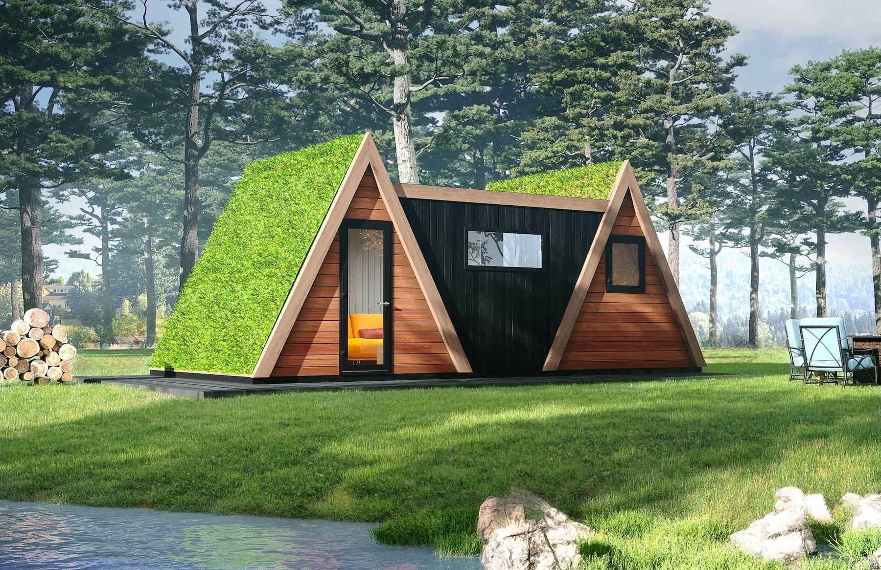 SIP Kits UK Willow Point Duo Glamping Unit